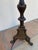 Bronze Vintage Regency Style 2 Light Embellished Bronze Floor Lamp With Attached Marble Table and Shade For Sale - Image 8 of 15