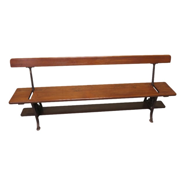Victorian Tram Reversible Bench, 1880 For Sale