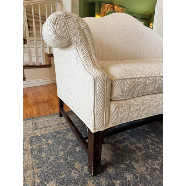 1950s Drexel Heritage Camelback Sofa For Sale In Denver - Image 6 of 7