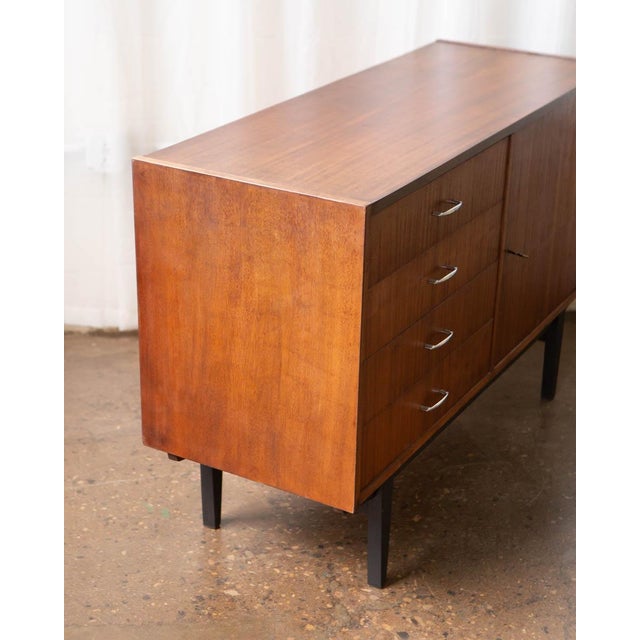 Wood Polish Mid-Century Mahogany Credenza, 1970s For Sale - Image 7 of 15
