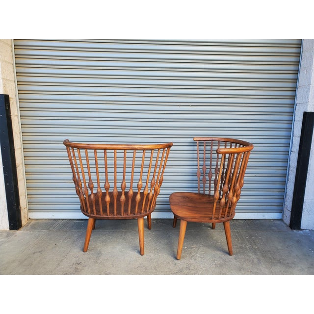 Pair of Throne Chairs For Sale - Image 10 of 11