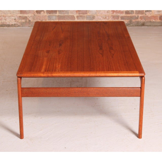 Large Mid-Century Danish Teak Coffee Table from Trioh, 1960s For Sale - Image 9 of 11