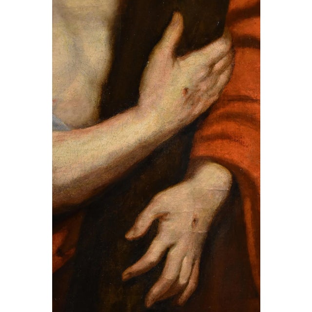 Workshop of Anthoon Van Dyck, Christ Carrying the Cross, 1650, Oil on Canvas, Framed For Sale - Image 13 of 17