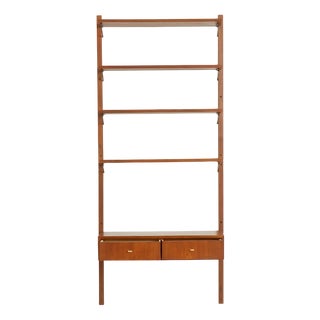 Vintage Scandinavian Wall Unit with Console in the style of Poul Cadovius, 1960s For Sale