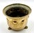 Mid 20th Century Vintage Italian Hammered Brass Footed Cachepot Jardiniere Planter For Sale - Image 5 of 8