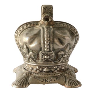 Queen Elizabeth II Coronation Coin Bank, England 1953 For Sale