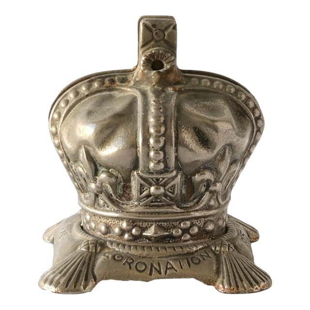 Queen Elizabeth II Coronation Coin Bank, England 1953 For Sale