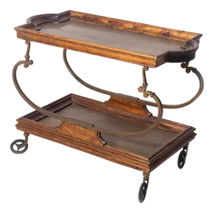 Victorian English Serving Cart, 1930s