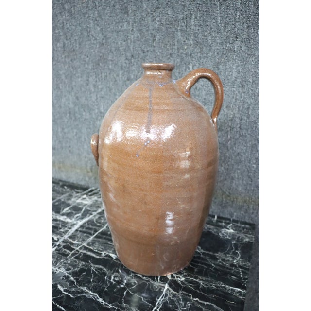 Whimsical Terra-Cotta Face Jug For Sale - Image 4 of 6