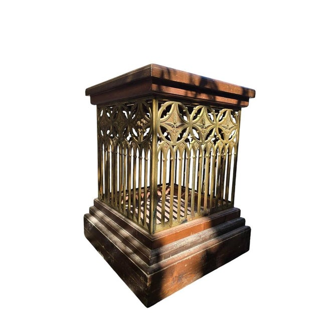 19th Century Neo-Gothic Pedestal, 1890s For Sale - Image 10 of 18