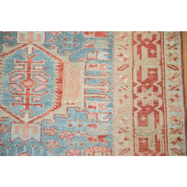 1950s Vintage Distressed Karaja Rug Runner - 3'5" X 14'9" For Sale - Image 5 of 12
