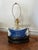 Chinoiserie Vintage Blue & White Table Lamp For Sale - Image 3 of 15