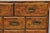 Vintage Italian Olive Wood Veneer Campaign Chest of Drawers Cabinet Side Table For Sale In Philadelphia - Image 6 of 18