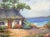 Pacific Grove Beach Cottage Garden Landscape by M. Lynch For Sale - Image 4 of 5