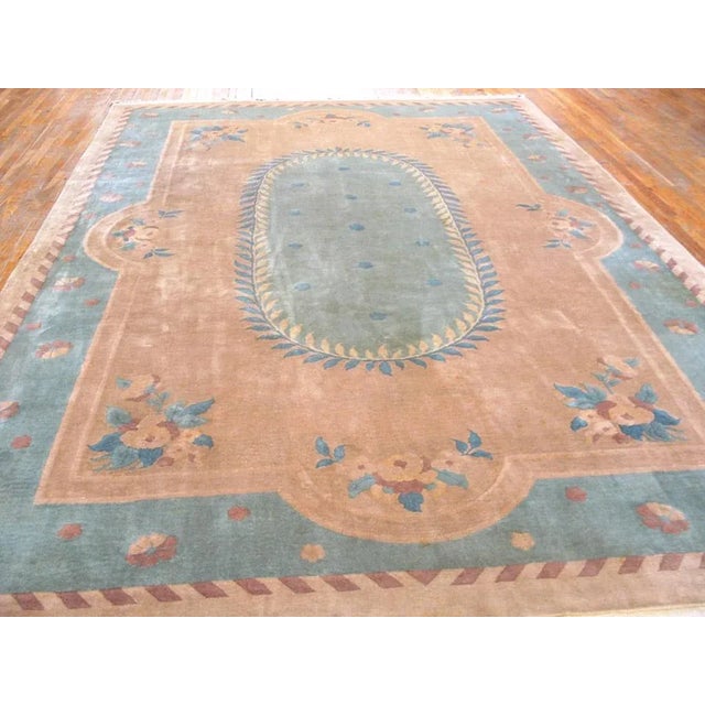 1920s Chinese Art Deco Carpet For Sale - Image 4 of 6