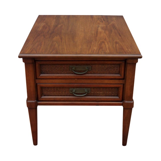 MidCentury Walnut Nightstand Chairish