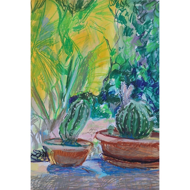 Agapi Wieruszewska, Crete: Chania Plants: Motives from Greece, Watercolour on Paper, 2023 For Sale - Image 4 of 5