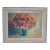 Floral Vase Still Life Painting Signed For Sale