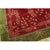 1920s Red Rust Field Floral Greek Key Antique Chinese Art Deco Wool Rug 8' X9'6" For Sale - Image 9 of 9