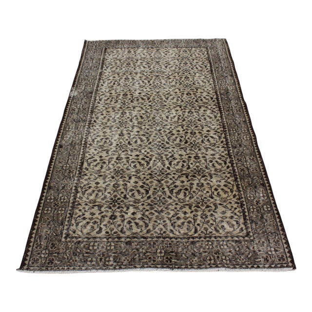 Vintage Turkish Area Rug - 46"x 80.5" For Sale