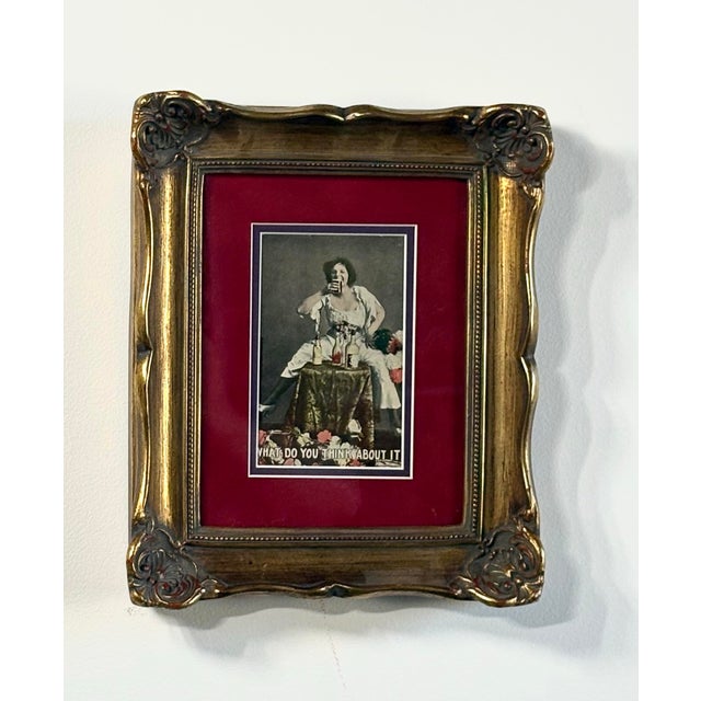 Framed Vintage Novelty Prohibition Postcard For Sale In Chicago - Image 6 of 11