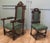 Victorian Gothic Jacobean Oak Dining Chairs, Set of 10 For Sale - Image 6 of 8