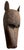 A Unique Antique Bamana Notomo Ceremonial Wood Dance Mask, Jacal.