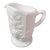 Westmoreland Milk Glass Creamer Pitcher Paneled Grape Pattern Footed For Sale