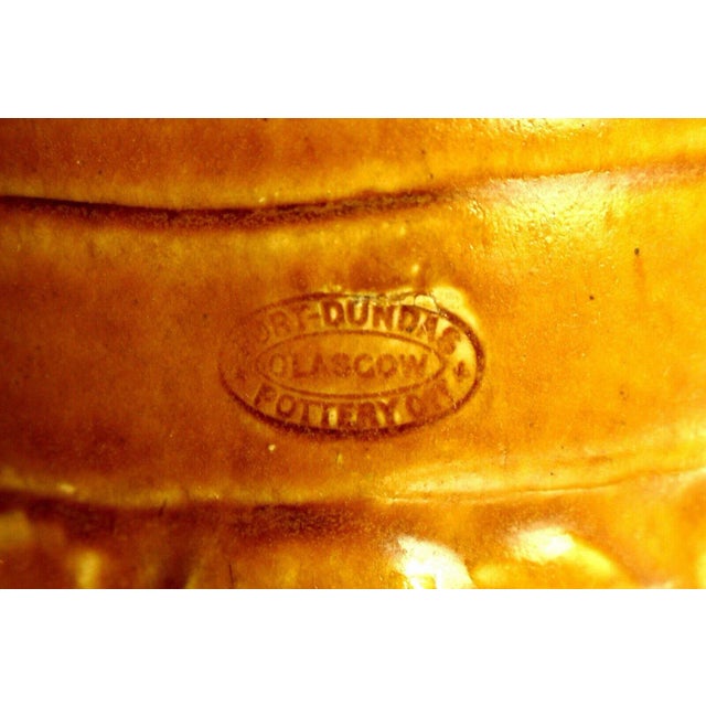 1800s Port Dundas Glasgow Scottish Armorial Stoneware Water Cooler For Sale - Image 10 of 12