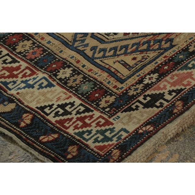 Antique Caucasian Rug With Shield Medallions & Guard Borders - Rug & Kilim For Sale In New York - Image 6 of 9