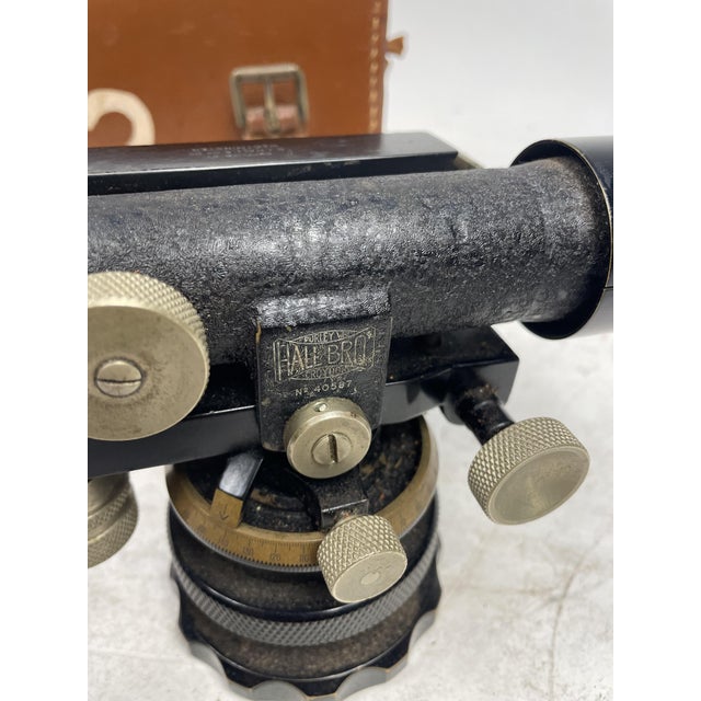 Mid-Century Modern Vintage English Theodolite, 1940s For Sale - Image 3 of 14