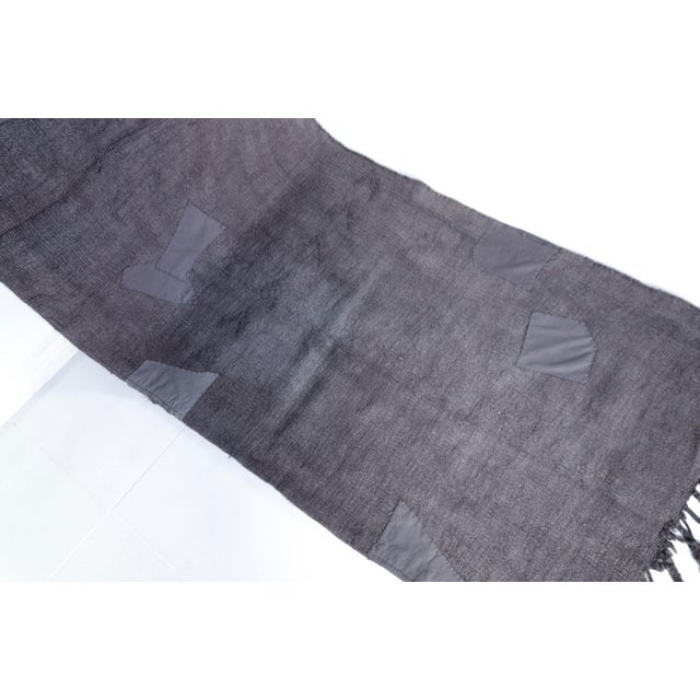 Textile Vintage Tribal Handwoven Hemp Runner, 1960 For Sale - Image 7 of 18