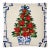 Chinoiserie Tree Hook Pillow, 16" x 16" For Sale