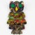 Contemporary Missoni Italy Brass and Fabric Jeweled Owl Pin Brooch For Sale - Image 3 of 6