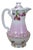 Antique Imperial Austria Pink Floral Chocolate Pot Teapot Tea Coffee Pitcher 9" For Sale