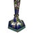 Blue Vintage Cloisonne Enamel Floral Chinoiserie Candlesticks - A Pair For Sale - Image 8 of 12