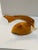 Gemstone Vintage 1980s Baltic Amber Fish Figurine Egg Yolk Color Gold Accents For Sale - Image 7 of 11
