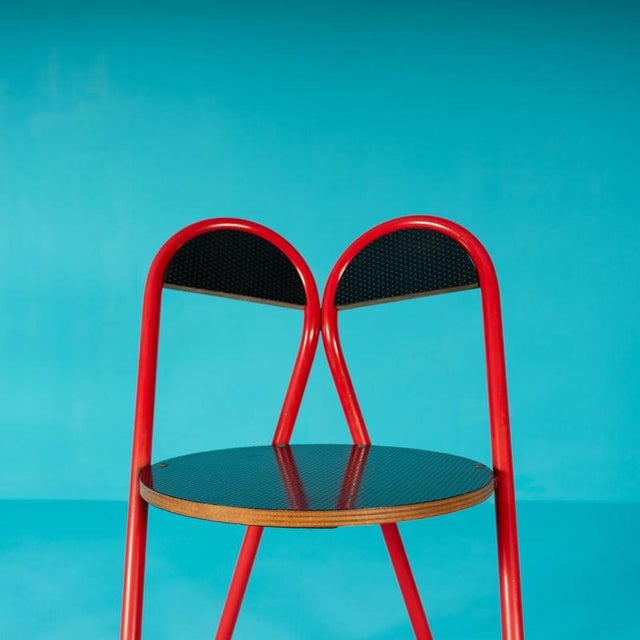 Vintage Primevere Chairs by Rene-Jean Caillette, 1982, Set of 4 For Sale - Image 12 of 14