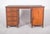 Olaio desk in oak. A representative example of functional and robust 20th century design, it has a solid structure with a...