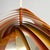 Lyfa Golden Geometric Pendant Light by Louis Weisdorf for Lyfa, 1960s For Sale - Image 4 of 8
