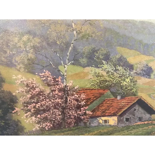 1900's, Oil on Board Impressionstic Landscape Painting Signed Paul Kujal For Sale In New York - Image 6 of 8
