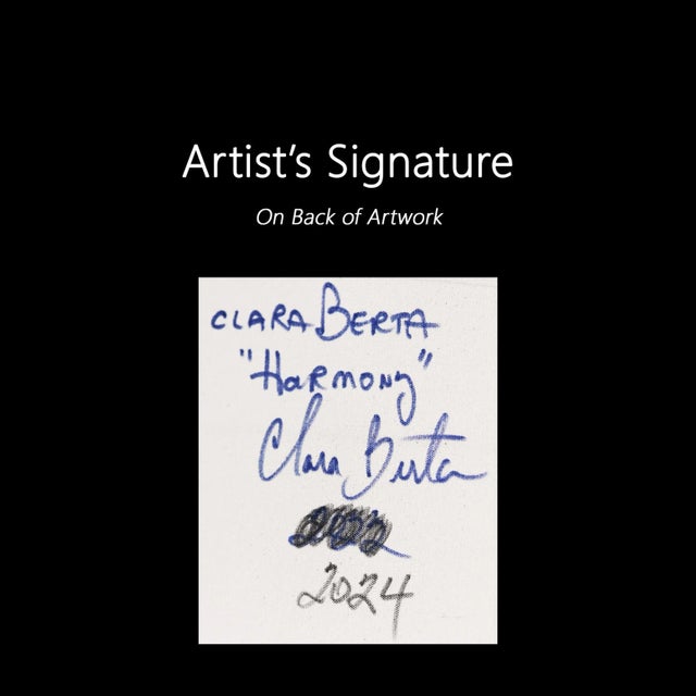 Harmony - Very Large Oversized Elegant Textured Abstract Painting Original Artwork by Clara Berta For Sale - Image 11 of 11