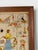 Wood Vintage Framed Needlepoint Textile Wall Art With Whimsical Domestic Scene For Sale - Image 7 of 11