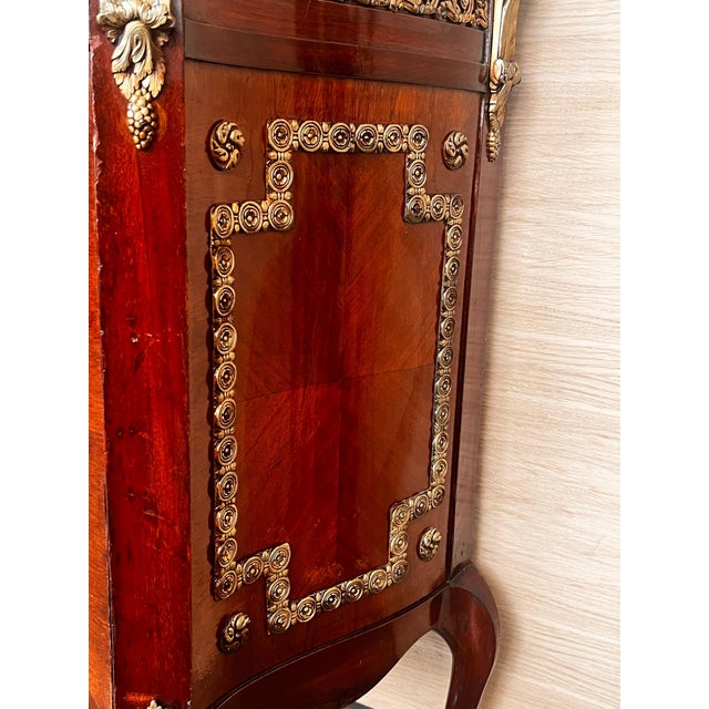 This stunning and extremely rare 19th century Louis XV-style buffet opens at the front with a single door and drawer....