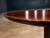 Wood Round Side Table in Brazilian Rosewood With Brass Feet, Brazil, 1950s For Sale - Image 7 of 13