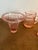 Up for consideration is a beautiful collection of small pink glasses. These would look lovely in your home and they are a...