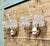 A pair of French Art Deco Heavy Crystal and Brass Wall Lights A large heavy pair of twin wall lights, the frames are in...