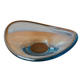 Danish Glass Bowl from Holmegaard, 1950s For Sale