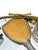 Metal Vintage Brass Gold Vanity Make Up Set With Tray Perfume Mirror Powder For Sale - Image 7 of 9