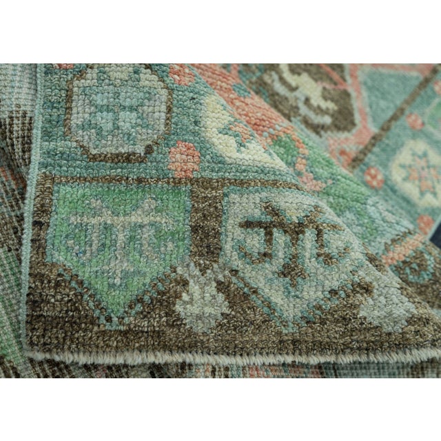 Textile Turkish Oushak Rug 2'10" x 15'5" #20021 For Sale - Image 7 of 8